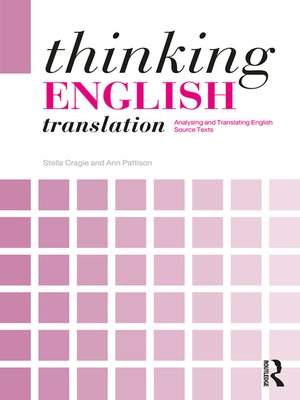 cover image of Thinking English Translation